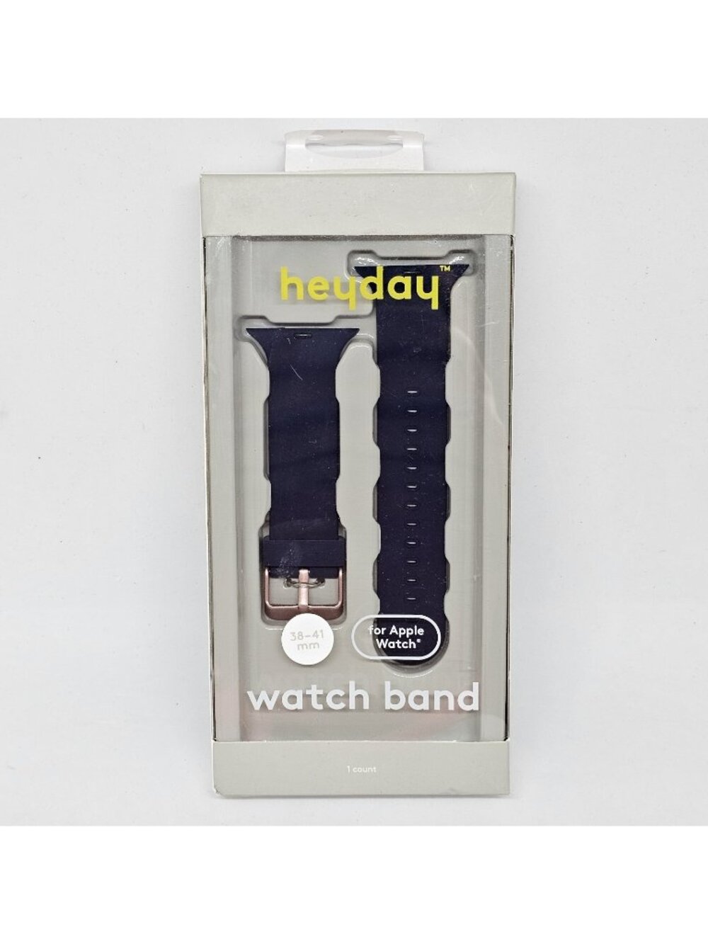 Heyday Silicone Band for 38-41 mm For Apple Watch Navy Blue Watch Band